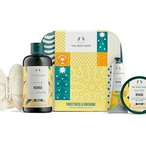 The Body Shop Sweetness & Sunshine Mango Essentials Body Care Holiday Gift Set